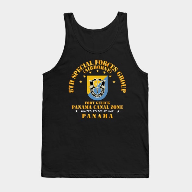 8th SFG - Fort Gulick, Panama Canal Zone Tank Top by twix123844